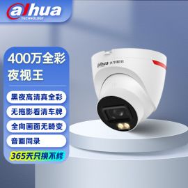 POE 大华DH-IPC-HDW2449T-A-LED 夜视王全彩枪击